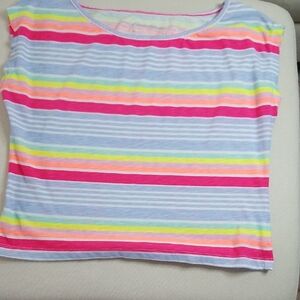 Eddie Bauer Colorful Striped T-Shirt
